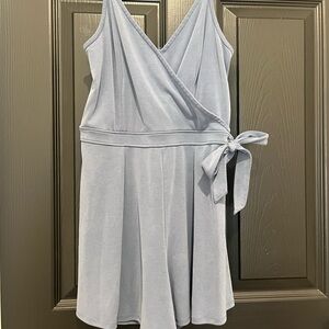 Elegant Light Blue Jumpsuit